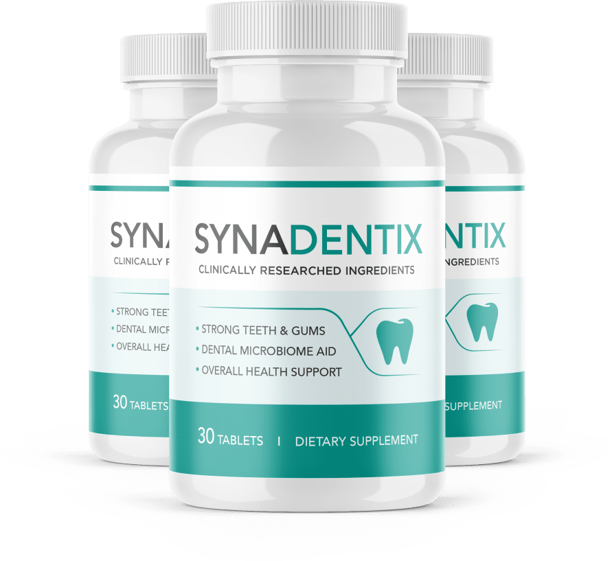 Synadentix jar and tablets